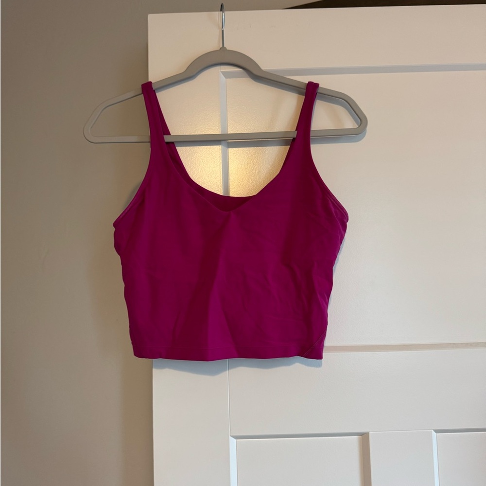 Lululemon Pink Athletic Tank Top